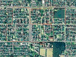 既成市街地での区画整理事業
